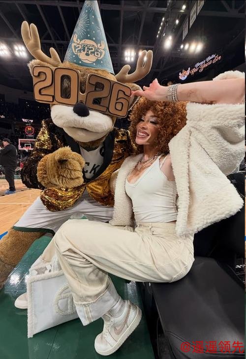 库兹马未婚妻温妮亲临现场观看雄鹿险胜湖人，赛季多次助威引猜测好事将近？